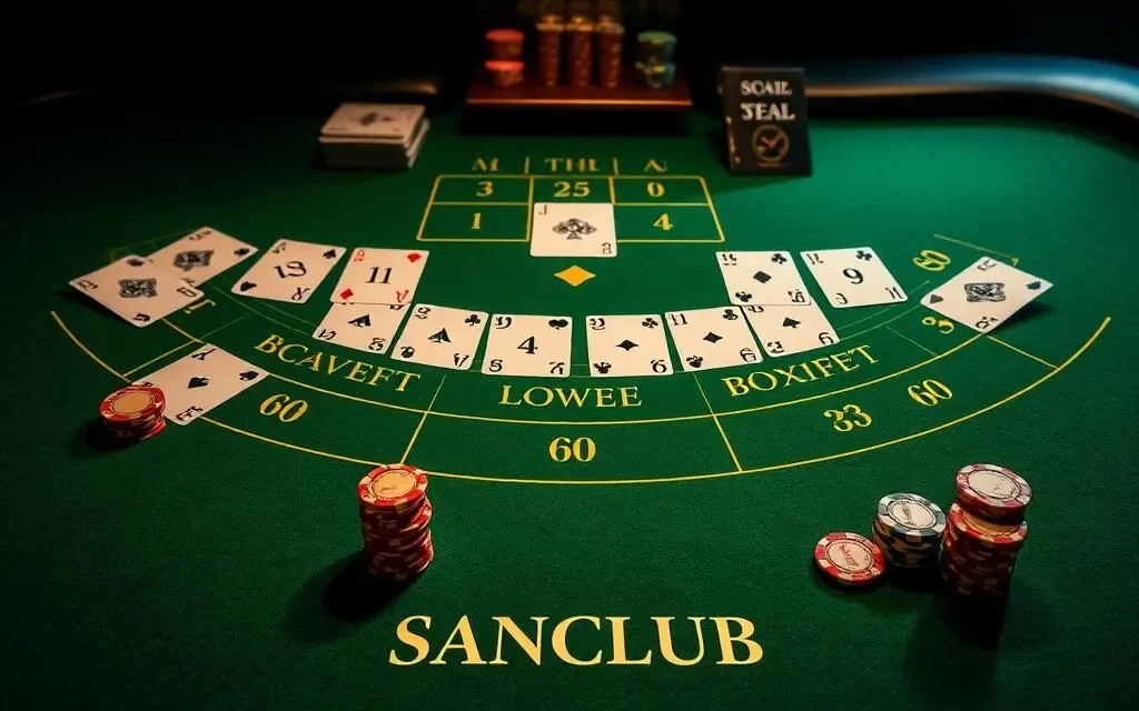 Hệ thống cược Baccarat tại SanClub rất hấp dẫn